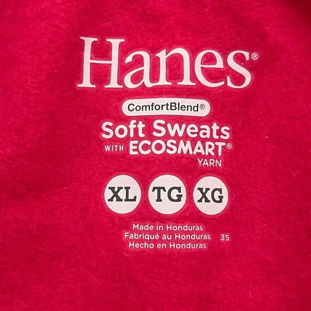 Hanes EcoSmart Red Soft Sweats